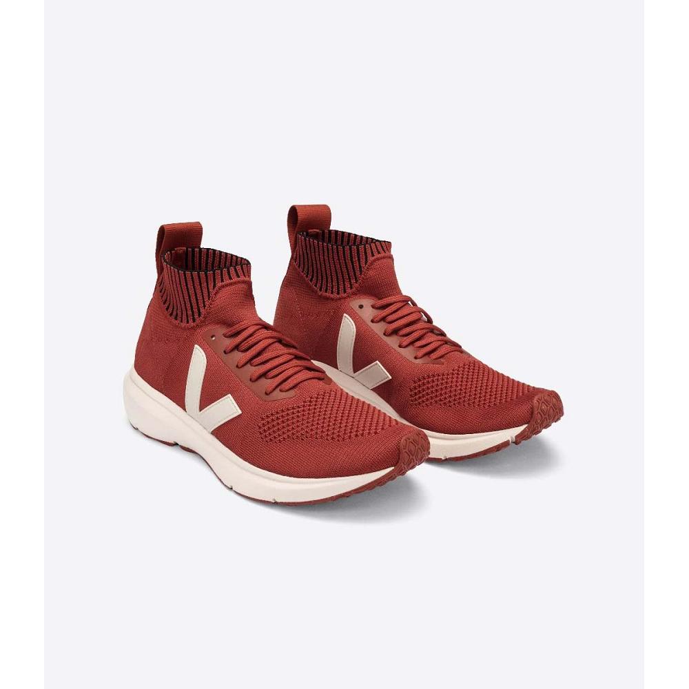 Veja V-KNIT VEJA X RICK OWENS MID Futócipő Férfi Piros | HU 155FDN